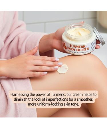 Nature Skin Shop Turmeric Body Butter Cream - 4.5 Ounces - Moisturizer for Radiant and Even-Looking Skin Tone - For Men and Women with Dry Dull-Looking Skin - Buy Online on GoSupps.com