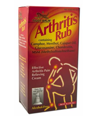 Tiger Balm - Arthritis Tiger Balm Rub 4 Oz 4 Fl Oz (Pack of 1)