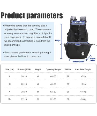 Woolala Light Weight Pet Carrier Backpack for Small and Medium Dogs Veterinarian Approved Safe Bag for Travel - Easy Take Space Saving (L Upgraded- Black) L Upgraded- Black - Buy Online on GoSupps.com