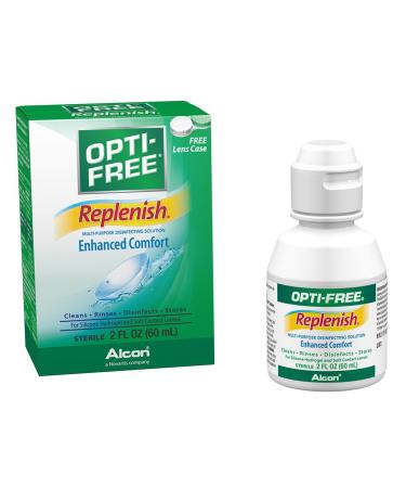 Opti-Free Replenish Multi-Purpose Disinfecting Contact Lens Solution, 2 oz (Pack of 6) 2 Ounce (Pack of 6)