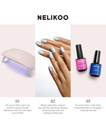 Shop Semi Cured Gel Nail Strips - 20 PCS Quality UV Gel Nail Stickers | Easy Application | Roseate Romance - Buy Online on GoSupps.com