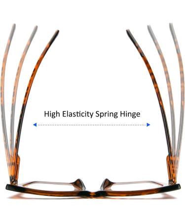 Kokobin 3-Pack Women's Cat Eye Reading Glasses | Anti-Blue Light Oversized Spring Hinge | 3.0 Diopters Fashion Eyewear - Buy Online on GoSupps.com