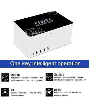 Insulin Cooler Refrigerated Box Insulin Cooling Case LCD Display Portable Car Refrigerated Travel Case Keeping Cooling 2-8 for Diabetic Medication Organizer (1battery) - Buy Online on GoSupps.com
