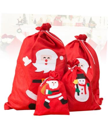 KOMBIUDA 4 1 Bags Medium Size Merry Christmas Sack Candy Bag for Christmas Oversized Child Handbag - Buy Online on GoSupps.com