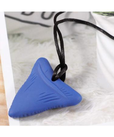 Latrate 3PC Silicone Baby Bite Rings - Shark Tooth Design Chew Necklace for Infants (Black White Blue) | Safe & Comforting Teething Relief - Buy Online on GoSupps.com