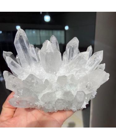 Natural Crystal Rough Crystal 1000g Natural Clear White Quartz Crystal Cluster Point Stone (Size : 1000g) - Buy Online on GoSupps.com