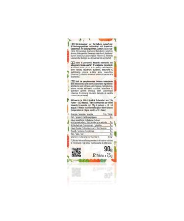 Intick Sugar-Free Instant Drink - Grapefruit | Vegan Low-Calorie Vitamin C | 12 x 1.5L Pack - Refreshing Beverage Powder - Buy Online on GoSupps.com