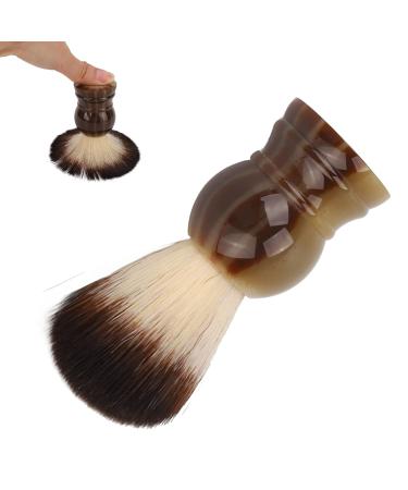 Natudeco Beard Shaving Brush | Curved Handle Men's Beard Cleaning Brush | Soft Nylon Quick Drying for Barbers - Buy Online on GoSupps.com