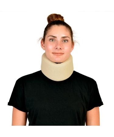 Sports therapy Soft Rollkrause with Velcro fastener |Orthopedic neck support made of semi -rigid sponge |Certified medical device |Rewrise human |S -M: 34/38cm - height 7 cm S -M - height 7cm
