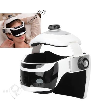 Intelligent Electrical Head Massage Device | Stress-Relief Eye & Neck Helmet with Heat & Music | Deep Sleep Solution - Buy Online on GoSupps.com
