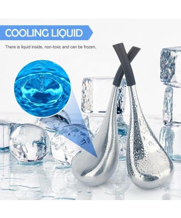 ISTOVO Stainless Steel Ice Balls Massager | Facial Beauty Roller for Spa & Cooling Therapy - Buy Online on GoSupps.com