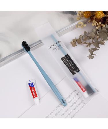 Disposable Toothbrush Set for Hotels & Travel - Individually Packaged 4 Colors | Zahndrossel - Practical & Tender (Pack of 52) - Buy Online on GoSupps.com