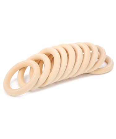Pinsofy Wooden Rings Wood Teething Repeated Safe Wood Wedding Decoration for Home 1.0 Count (PinsofyaZaS)