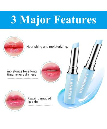 LANBENA Hyaluronic Acid Lip Balm - Moisturizing, Reduce Fine Lines, Nourishing Lip Care - 1.8g - Buy Online on GoSupps.com