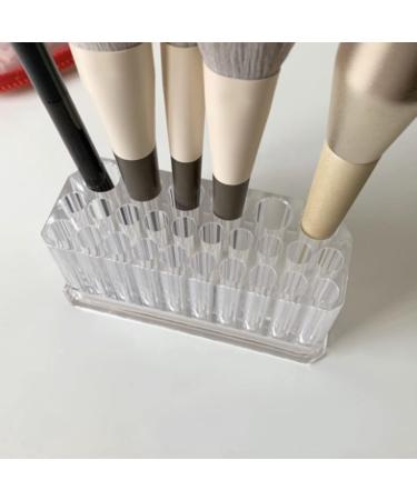 Syrisora Holder Organizer for Women 26 Slots Transparent Lip Liner Organizer Eyebrow Pencil Organizer for Makeup Brushes - Buy Online on GoSupps.com