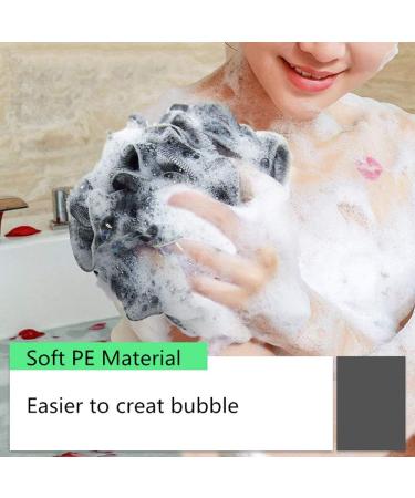 3 Pack JollyJelly Bath Shower Sponge - Double Mesh Body Scrubber Brush for Women & Men | Exfoliating Luffa for Smooth Skin | 60g Each - Buy Online on GoSupps.com