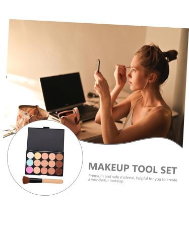 Ipetboom 4 Pcs Makeup Tool Set - Contouring Palette Eyeshadow & Highlighter Kits for Girls | Waterproof Cosmetics for Kids - Buy Online on GoSupps.com