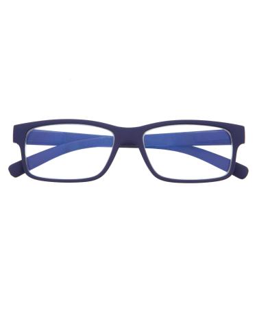 Didinsky blue light filter glasses for women and men.Bluber -filter glasses with starch or without prescription for gaming or PC.Blind protection glasses.6 colors and 6 gradations - Thyssen Indigo 0.0 X