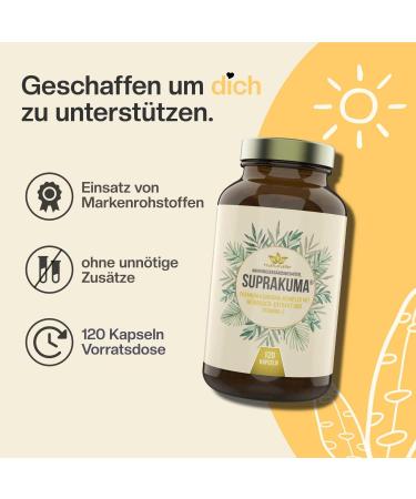 Naturalie Suprakuma Turmeric Incense Capsules | Premium Quality Lab-Tested Enhanced Bioavailability | 120 Capsules - Buy Online on GoSupps.com