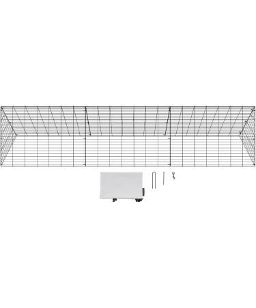 VEVOR Chicken Tunnels 118.1 x 28 x 24.2 inch (LxWxH) Chicken Tunnels for Yard Portable Chicken Tunnels for Outside Easy Installation Chicken Coop Run Suitable for Chickens Ducks Rabbits - Buy Online on GoSupps.com