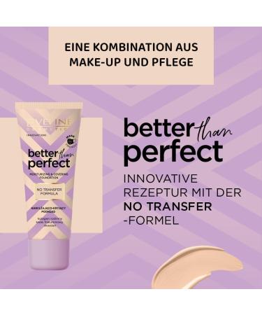 Eveline Cosmetics Better Than Perfect radiant foundation hyaluronic acid plant collagen & squalane for hydrated radiant skin - Buy Online on GoSupps.com