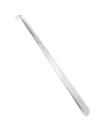 Comfy Clothiers - Perfect Metal Shoe Horn Long Handle - 23 inch - Multifunctional Stainless Steel Stick For Seniors & Kids, Slip Shoe Helper For All Types Of Foot Wear, Easy To Use