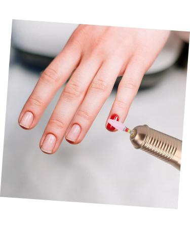 FRCOLOR Nail Polisher Nail Bits Nail Drill Head Manicure Supplies Manicure Grinding Tool Manicure File Head Nail Art Tools Nail Beauty Tools Pink Ceramics Grinder Electric Motor - Buy Online on GoSupps.com
