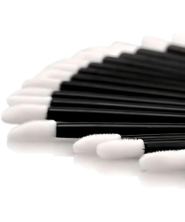 100 sponge sticks eyelashes sponge Applicators to remove eyelash extensions lip brushes rod applicator lip gloss brush magic wand Applicator with sponge tip