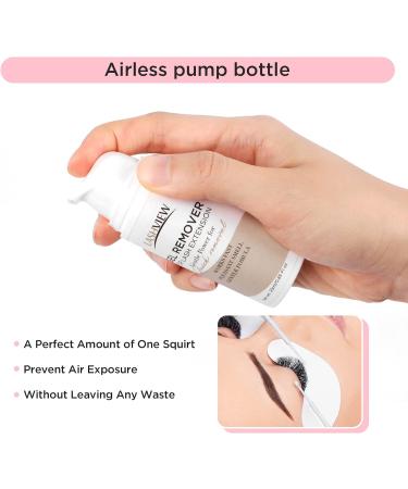 LASHVIEW Eyelash Extension Remover 0.84 Fl Oz - Professional Gel Formula for Quick Dissolving of Lash Extension Glue - Buy Online on GoSupps.com