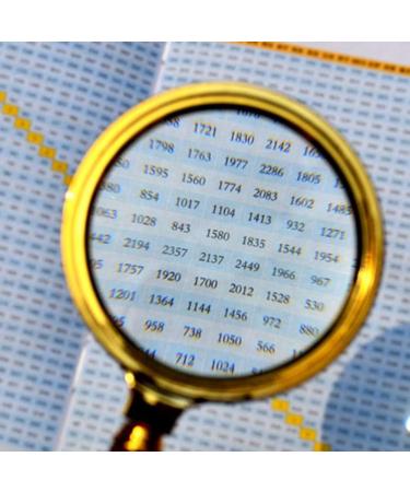 Magnifying Glasses for Hobbies Reading Magnifier Magnifying Glass HD 10 Times 80mm Glass Lens Handheld Imitation Mahogany Handle Identification Old Man Reading Magnifying Glass Vision - Buy Online on GoSupps.com