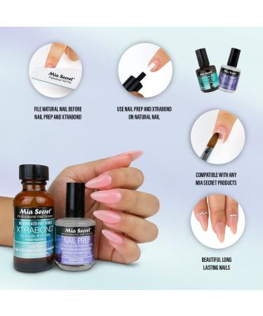 Mia Secret Professional Nail Prep pH Balance Dehydrator & XtraBond Acid-Free Primer 0.5 oz + - Buy Online on GoSupps.com