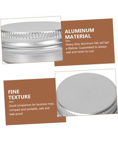 DOITOOL 20pcs Boxes Round Aluminum Can Creami Aluminum Round Tin Lids Cream Holder Mini Tea Travel 5x5cm Silver - Buy Online on GoSupps.com