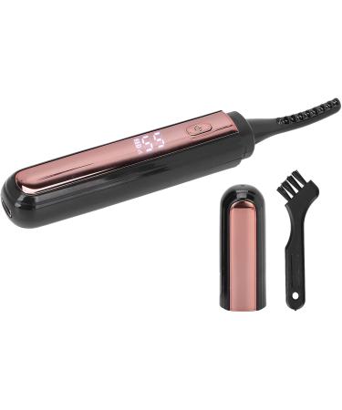 Verdant Touch Heated Eyelash Perm Electric Eyelash Curler USB Rechargeable with LCD Display 4-Level Heat Heated Eyelash Perm for Women Black - Buy Online on GoSupps.com