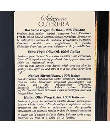 Selezione Cutrera Extra Virgin Olive Oil 500ml x 6 - Buy Online on GoSupps.com