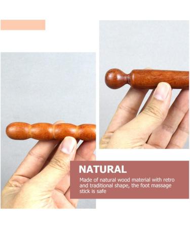 Buy Gleavi 3-in-1 Foot & Neck Massage Device | Wooden Thai Massage Tools for Reflexology & Trigger Point Relief - Buy Online on GoSupps.com