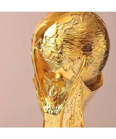 LNGODEHO 2022 World Cup Qatar Replica Trophy in Display Case - Resin Sculpture (10.6 inch) | Collect World Soccer's Biggest Prize - Buy Online on GoSupps.com