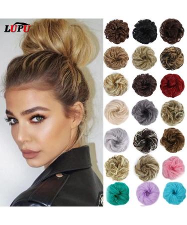 Messy Bun Hair Piece for Women Donut Hair Bun Scrunchie for Women Girls Curly Wave Synthetic Chignon Hairpiece with Rubber Band Messy Bun Hair Pieces Extensions Fake Hair Accessories for Women Girl 102 - Buy Online on GoSupps.com