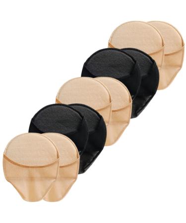 FOMIYES Summer Accessories Compact Metatarsal Pads 4 Pairs Half Socks Miss Toe Cover Washable Silicone Outdoor Metatarsal Pads High Heel Protectors