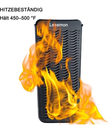 Buy Heat-Resistant Silicone Mat Bag | Perfect for Curly Bars & Hot Hair Tools | Black 28.5cm x 14cm - Buy Online on GoSupps.com