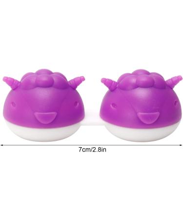 KUIKUI Cute Contact Lens Case | Portable Cosmetic Container for Lenses | Travel-Friendly & Stylish Design - Buy Online on GoSupps.com