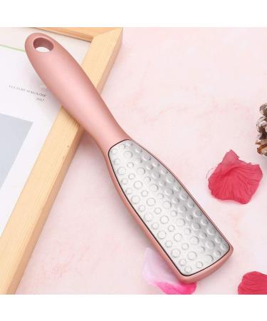 Verdant Touch Foot Dead Skin Remover Stainless Steel Double Sided Foot File Callus Remover Pedicure Tool for Dead Skin Foot Rasp Rose Gold - Buy Online on GoSupps.com