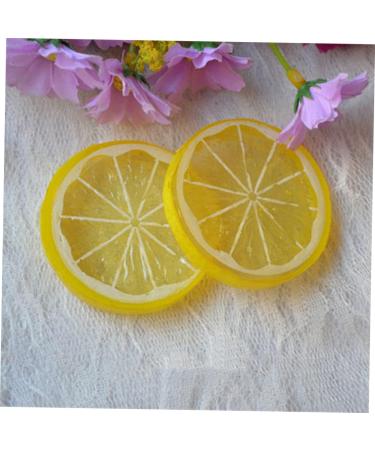 Cabilock 50pcs Orange Realistic Limes Slice Candy Decorations Wedding Decoration Inflatable Toy Fragrance Oil Lamp Candy Resin Charms Diy Ornaments Supplies Coffee Decor Lemon Slices Fruit Yellow 5X0.9cm - Buy Online on GoSupps.com