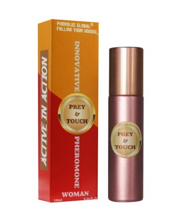 Prey & Touch Pulse Point Pheromone for Women - Extra Strength Pheromone - Perfume for Women with Long-lasting Scent - Travel Size - 0.34 Fl. Oz