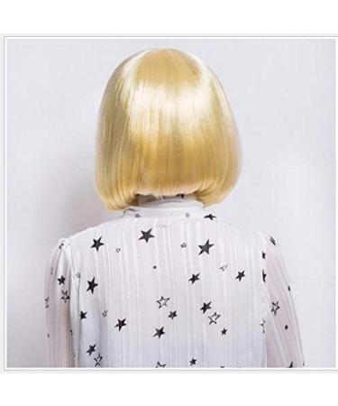 BGHJUE Yellow Bob Wig for Halloween - Synthetic Hair Wig with Bangs for Black Women | Long Straight Middle/Side Part - Buy Online on GoSupps.com