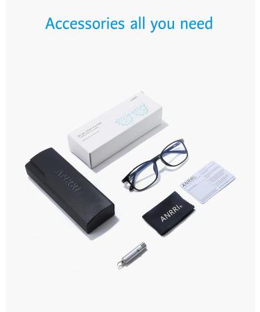Barri Blue Light Blocking Glasses | UV Protection & Anti-Eyestrain | Transparent Lens for Men & Women | Classic Black - Buy Online on GoSupps.com