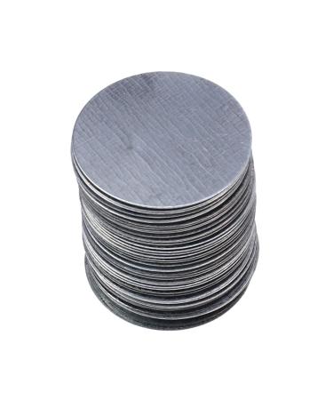 Beavorty 100pcs Eyeshadow Pan Sticker Makeup Palette sticker metal makeup eyeshadow palette adhesive 1 count (Pack of 1) As Shown