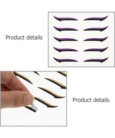 Healvian 40 Pairs Eyeliner Adhesive Stickers Stiker Stich Stickers Double Eyelid Tapes Decal Stickers Plastic - Buy Online on GoSupps.com