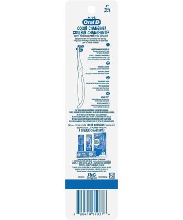 Oral-B Kid's Manual Toothbrush for Ages 3+ Extra Soft Bristles 2 Count Chameleon - Buy Online on GoSupps.com