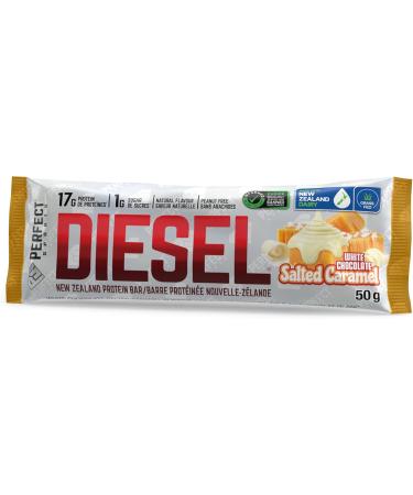 DIESEL New Zealand Protein Bar - White Chocolate Salted Caramel - 50g (12 Pack) - Buy Online on GoSupps.com