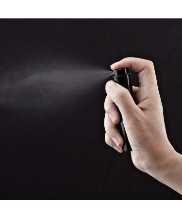 Lisapack Atomizer Perfume 8ML Spray Bottle for Travel (4PCS) - Empty Refillable Portable Sprayer, Black (Pack of 4) - Buy Online on GoSupps.com